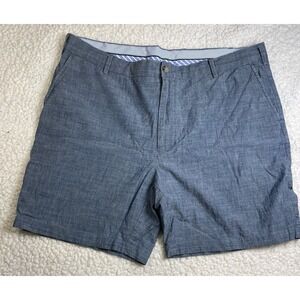 Peter Millar Shorts Mens 40 Blue Chino Cotton Golf Stretch